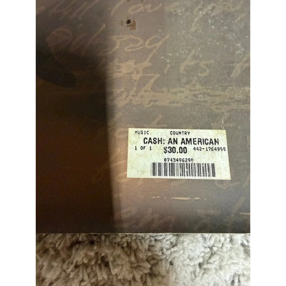 Cash An American‎ Man Johnny Cash Biography Bill Miller 1st Edition Hardcover 04
